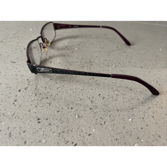 Guess Eyeglasses Womens GU 2200 BLKPUR 51-17-135 Snake Skin Frames ONLY full rim - Picture 3 of 12